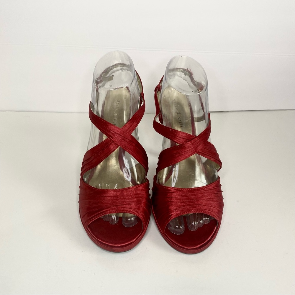 Kellie & Katie Red Strappy High Heels